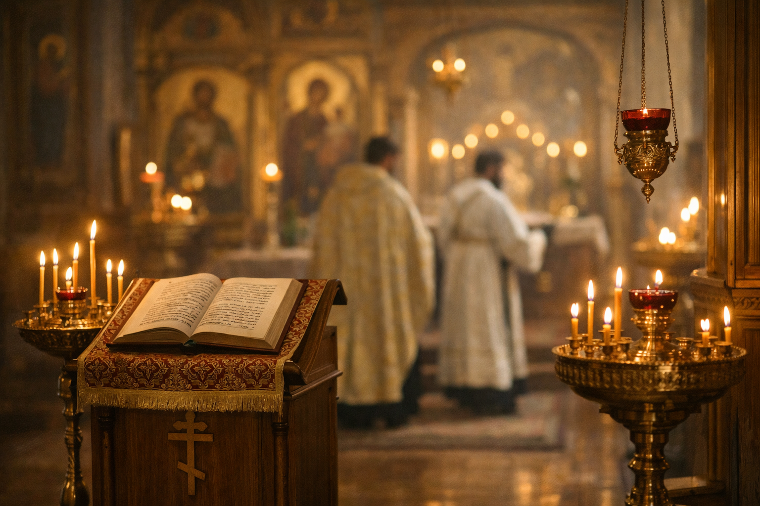 Православное богослужебное пространство как образ литургии и общей молитвы.